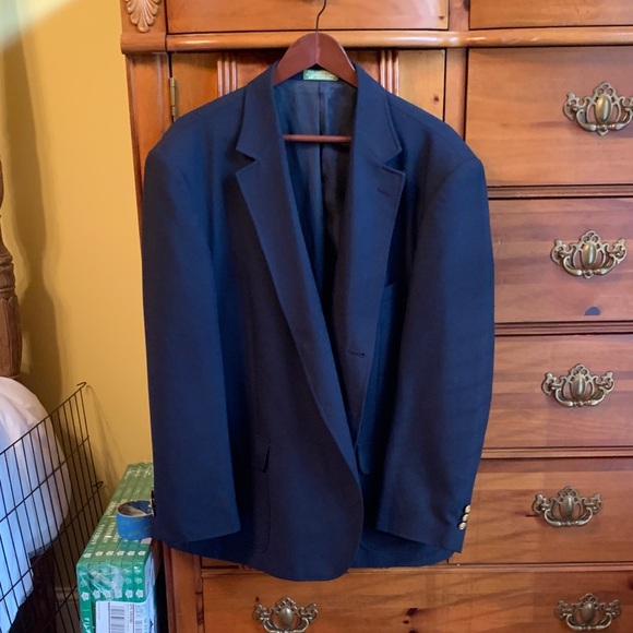 Orvis Men’s Wrinkle Free Navy Blazer